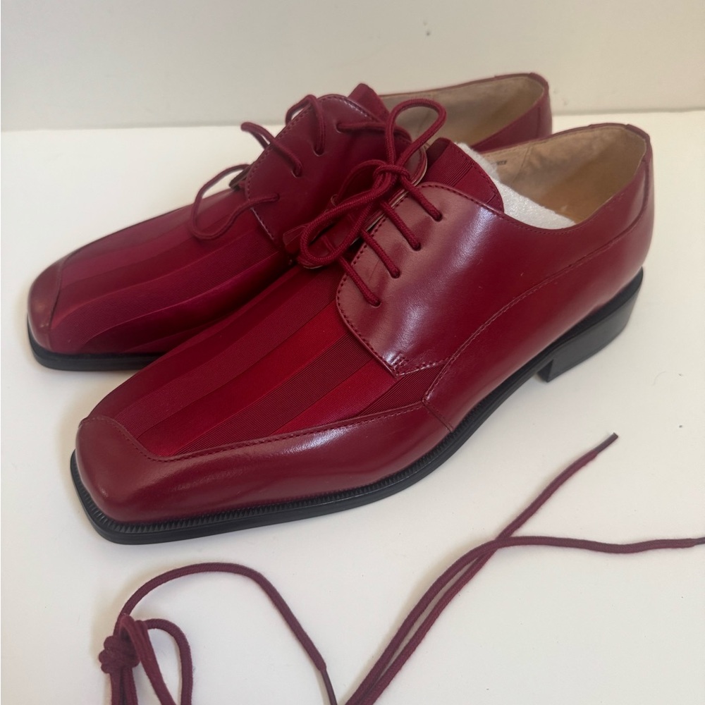 Giorgio Brutini Men's Red Oxfords